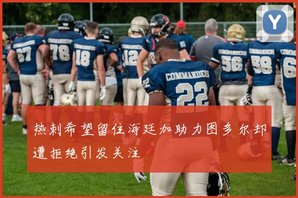 热刺希望留住海廷加助力图多尔却遭拒绝引发关注