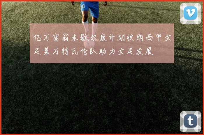 亿万富翁米歇尔康计划收购西甲女足莱万特瓦伦队助力女足发展